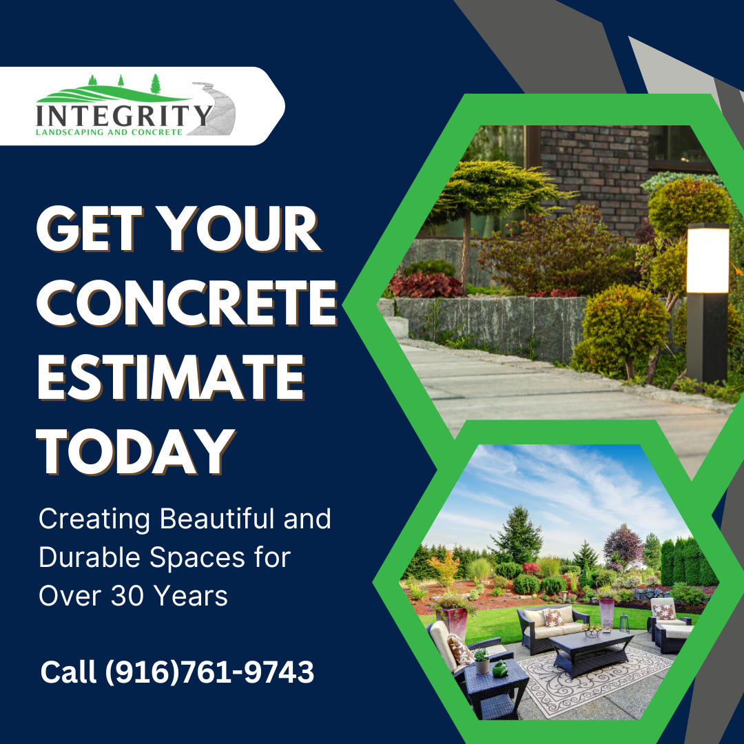 concrete contractor, roseville, integrity landscape, 